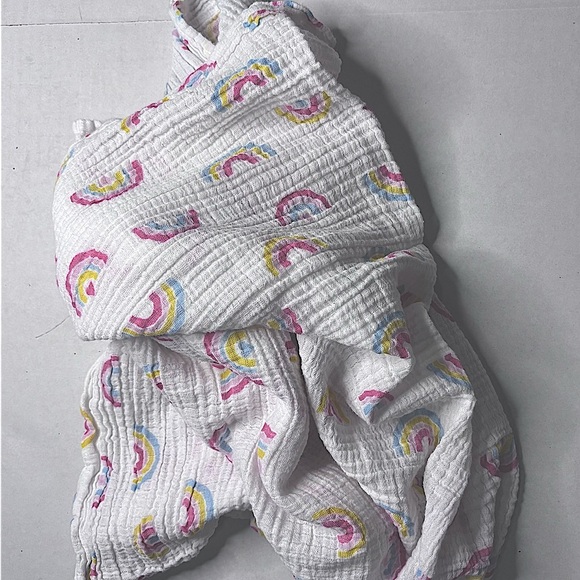 COPY - Rainbow Muslin Blanket/Swaddle - Picture 3 of 5